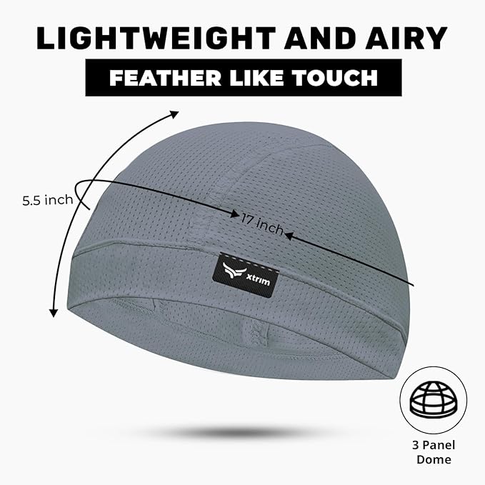 Cap for Bikers & Cyclists, Cotton Head Cap - Image 2